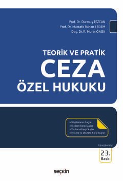 Teorik ve PratikCeza Özel Hukuku