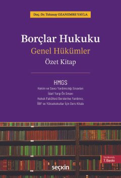 Borçlar Hukuku Genel Hükümler – Özet Kitap –