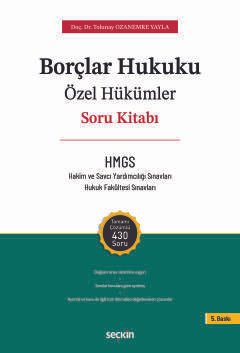 Borçlar Hukuku Özel Hükümler – Soru Kitabı