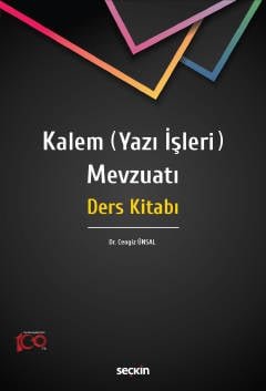 Kalem (Yazı İşleri) Mevzuatı Ders Kitabı